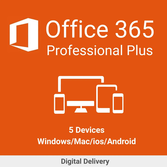 Office 365 Professional Plus License for 1 User - 5 Devices