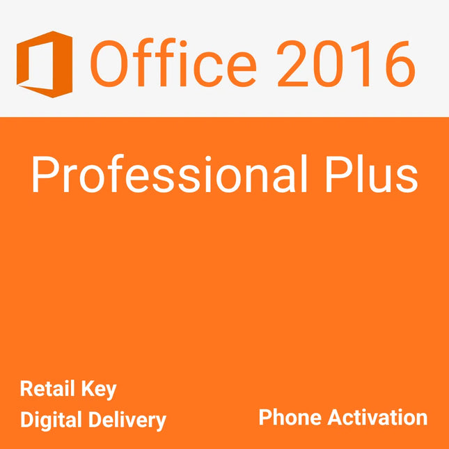 Office 2016 Professional Plus Retail Phone Activation Key For 1 PC