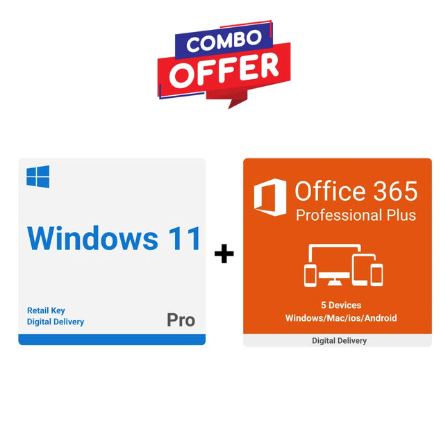 Windows 11 Pro Online Activation Key + Office 365 Professional Plus Account