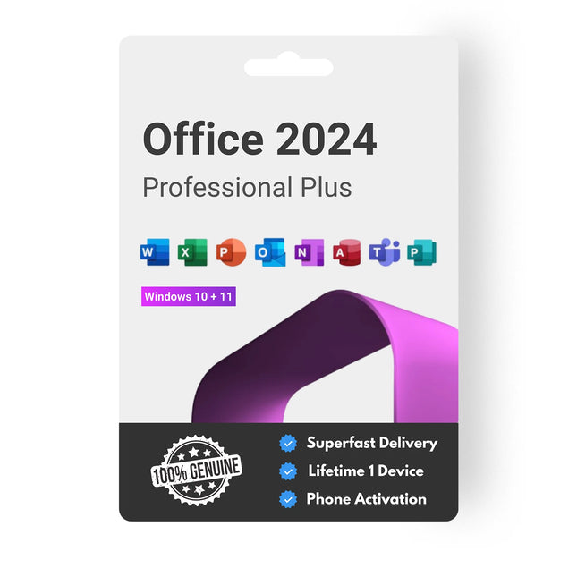 Genuine Microsoft Office 2024 Pro Plus Product Key