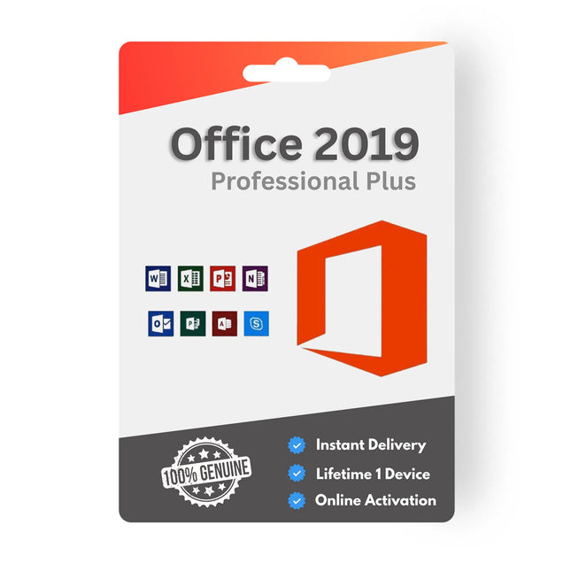 Microsoft Office 2019 Pro Plus license – instant delivery guaranteed