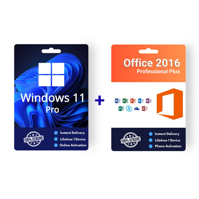 Genuine Windows 11 Pro Office 2016 License