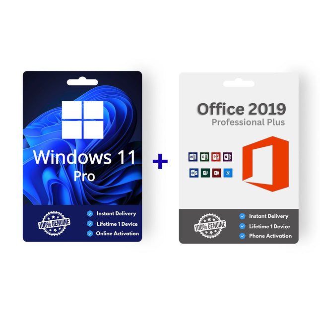 Genuine Windows 11 Pro Office 2019 License