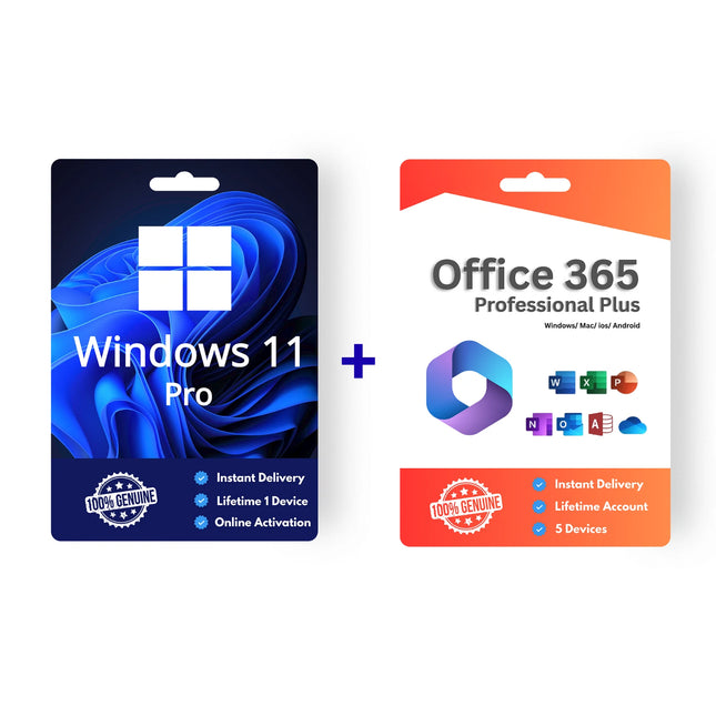 Genuine Windows 11 Pro Office 365 License