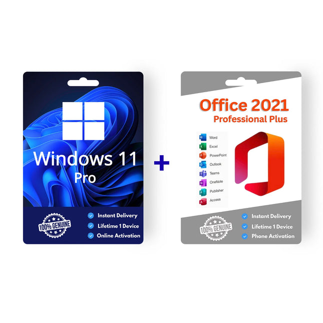 Genuine Windows 11 pro Office 2021 License
